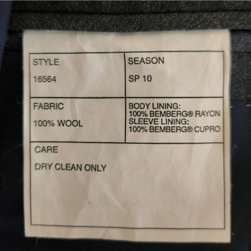 J Crew Loro Piana Wool Super 120s Blazer Aldridge Jacket Mens 38 Regular Grey